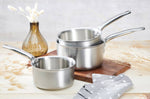 Set de 3 casseroles De Buyer Alchimy en inox 18/10 3 plis 16, 18 et 20cm