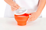 Mini bol à popcorns Lékué pour micro ondes en silicone diamètre 12,7cm