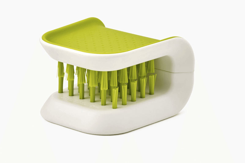 Brosse Joseph Joseph pour couteaux et couverts en polymère vert