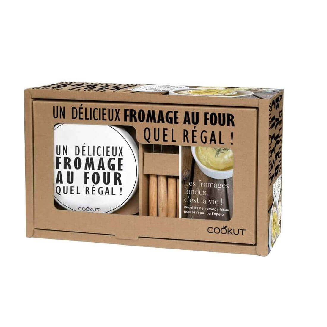 Coffret cadeau Cookut fromage au four - Blanc