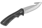 Couteau Buck 685 Bucklite Max II Large Guthook 0685BKG lame 10,2cm manche caoutchouc noir + étui polyester