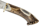 Couteau Muela Viper 9215 lame 11cm manche en bois de cerf + étui en cuir