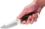 Couteau Buck 191 Zipper 0191BRG lame guthook 10,5cm manche bois de noyer + étui cuir