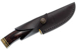 Couteau Buck 192 Vanguard 0192BRS lame 10,8cm manche bois de noyer + étui cuir