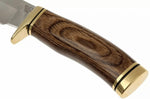 Couteau Buck 192 Vanguard 0192BRS lame 10,8cm manche bois de noyer + étui cuir