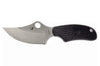 Couteau Spyderco ARK FB35PBK lame 5,5cm manche noir + étui polymère avec chaînette
