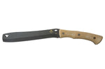 Machette Buck 108 Compadre Froe 0108BRS1 lame 21,4cm manche micarta avec étui en cuir