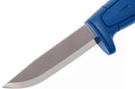 Couteau Mora Basic 546 12241 lame inox 9,1cm manche en polypropylène bleu avec étui