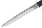 Couteau Muela Escorp 9292 lame 26cm manche en gomme noire et garde en inox + étui en cuir
