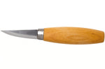 Couteau à sculpter Mora 120 106.1600 lame carbone laminé 6cm manche bouleau + étui