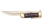 Couteau pliant Muela 9235 lame en inox 20cm manche en stamina + étui en cuir