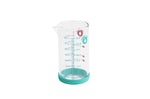 Verre doseur Pebbly en verre borosilicate et base en silicone - 200ml
