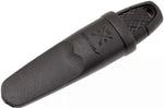 Petit couteau de poche Mora Eldris 12629 lame inox 5,9cm manche caoutchouc noir avec allume-feu + étui