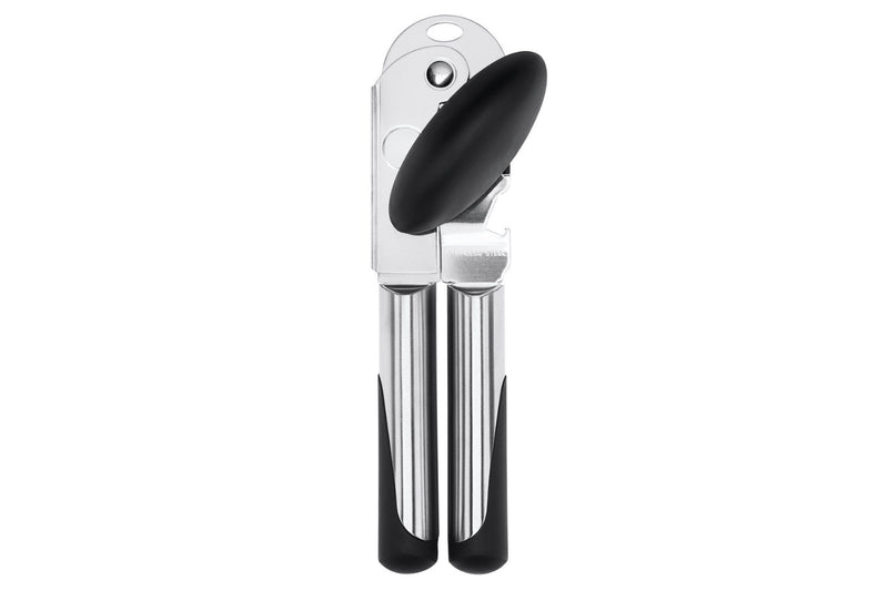 Ouvre-boîte manuel OXO Steel en acier inoxydable et santoprène
