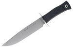 Couteau Muela Sarrio 9291 lame en inox 19cm avec manche en gomme noire + étui en cuir
