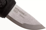 Couteau de poche Mora Eldris 12647 lame inox 5,9cm et manche en caoutchouc noir + étui