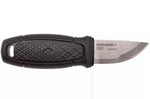 Couteau de poche Mora Eldris 12647 lame inox 5,9cm et manche en caoutchouc noir + étui