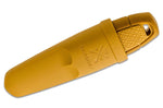 Couteau de poche Mora Eldris 12650 lame inox 5,9cm manche caoutchouc jaune + étui