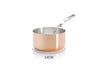 Casserole en cuivre inox De Buyer Prima Matera poignée en fonte d'inox compatible induction - 14cm