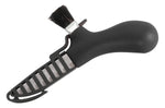 Couteau à champignons Mora Karl-Johan 10906 lame inox 6,2cm manche polypropylène noir + étui