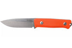 Couteau LionSteel B40.GOR lame 10,3cm manche en G10 orange + étui en cuir