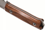 Couteau LionSteel B40.ST lame 10,3cm manche en bois de santal + étui en cuir