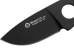 Couteau de cou Maserin 909.T lame 4,5cm manche ajouré en acier inox + étui