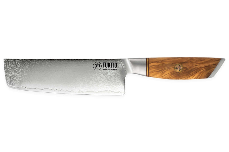 Couteau nakiri Fukito Olive Damas 14Cr 17cm