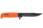 Couteau Marttiini Big Game 390024 lame 13cm manche caoutchouc orange + étui