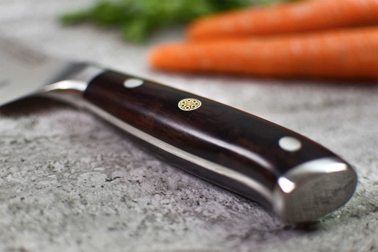 Couteau santoku Fukito Ebène X50 18cm