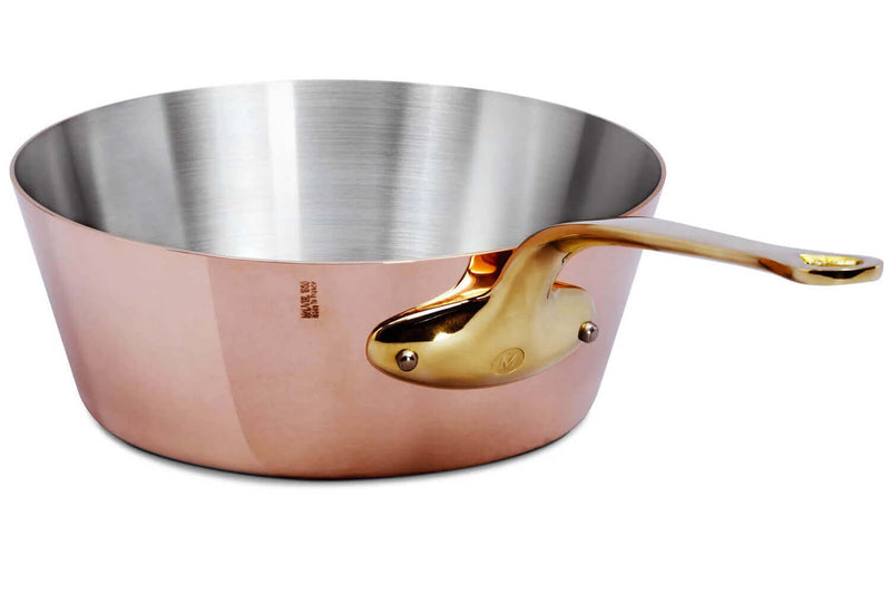 Sauteuse évasée 24cm en cuivre Mauviel M'Héritage 200B tous feux sauf induction