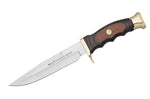 Couteau Muela Ranger 14-R 9227 lame 14cm manche en stamina avec pommeau en laiton + étui en cuir