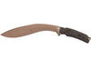 Machette Kukri Fox Military Extreme Tactical Bronze FX.9CM04BT 37cm manche Forprene vert + étui
