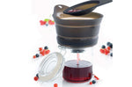 Entonnoir filtrant Mastrad pliable noir en silicone