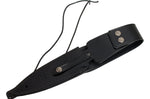 Couteau Fox Military Modras FX.508 lame 17,5cm manche G10 marron/noir + étui en cuir