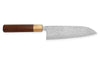 Couteau santoku japonais Tsunehisa SLD Damas bois de rose 16,5cm