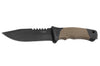 Couteau Herbertz 585412 lame 11,7cm manche caoutchouc/polymère avec brise vitre + étui