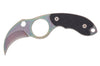 Couteau de cou karambit Herbertz 572904 lame 4cm manche G10 noir + étui