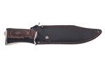 Couteau Herbertz 103727 lame en inox 27cm manche en bois de pakka avec étui