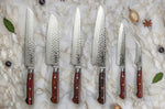 Couteau santoku Fukito Rosewood Damas 67 couches 18cm