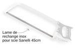 Lame de rechange acier inox pour scie de boucher Sanelli 45cm