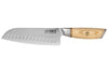 Couteau santoku Fukito Pakka San Mai alvéolé 18cm