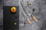 Coffret 2 couteaux Fukito Pakka San Mai Chef + Office