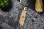 Coffret 2 couteaux Fukito Pakka San Mai Chef + Office