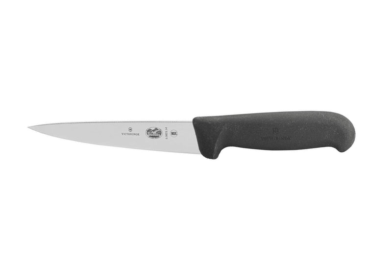Couteau à désosser et à saigner Victorinox 5.5603.14 lame 14cm manche en fibrox noir