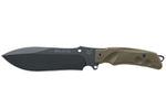 Couteau Fox Military Rimor FX.9CM07OD 17,5cm manche nylon/fibres de verre vert + étui