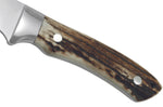Couteau Puma IP Fenris Stag 306811 lame 10,3cm manche bois de cerf + étui en cuir