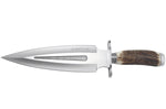 Couteau Puma IP Catcher III Stag 310524 lame 23,3cm manche bois de cerf + étui en cuir
