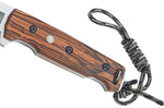 Couteau Puma IP Chispero 335615 lame 15cm manche bois de bocote + étui en cuir + allume-feu