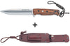 Couteau Puma IP Chispero 335615 lame 15cm manche bois de bocote + étui en cuir + allume-feu